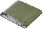 MFH Emergency Blanket vésztakaró Silver/OD Green 132 x 213 cm (1247382)