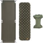 TM Mil-Tec US Style összecsukható tábori ágy + Badger Outdoor matrac + párna - készlet (2853747)