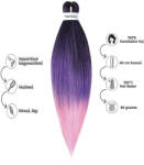 Hair Power Afro szintetikus 100% kanekalon haj, 60 cm, 80 g, ombre 2