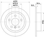 MINTEX féktárcsa MINTEX MDC2727 for MINI (MDC2727)