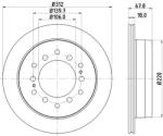 MINTEX féktárcsa MINTEX MDC1406C for TOYOTA (MDC1406C)