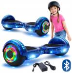 Elektromet Elektromos Gördeszka Hoverboard 6, 5'' Bluetooth Deszka Hangszórók Kék (CHIC D01 BLUE)