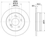 MINTEX féktárcsa MINTEX MDC363 for MERCEDES-BENZ (MDC363)