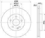 MINTEX féktárcsa MINTEX MDC2767 for MERCEDES-BENZ (MDC2767)