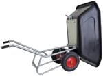 Growi Compactkarre talicska 350L, fekete, borítható (GWM10157600)
