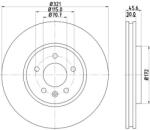 MINTEX féktárcsa MINTEX MDC2541 for OPEL, VAUXHALL, CADILLAC (MDC2541)