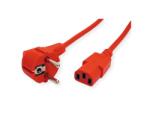 Roline Cablu alimentare PC Schuko la IEC C13 0.8m Rosu, Roline 19.08. 1004 (19.08.1004-25)