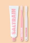 Saltrain Utazó szájápolási készlet Dental Kit Pink Edition - 100 g, 2 db