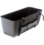 Prosperplast Ratolla erkélyláda állvánnyal 50 akasztós umbra 49, 2x17, 2cm (DRL500PW-440U)