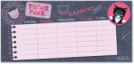 Ars Una Think Pink, cicás órarend, 23x11cm, kétoldalas, Ars Una (ARS-50495191)
