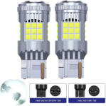 LEDtech W21W 7440 T20 CANBUS FEHÉR JÉGFEHÉR HIDEG FEHÉR LED DRL nappalifény LED-es izzó égő CANBUS 12V ✔️ (W21W LED)