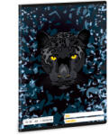 Ars Una Black Panther tűzött füzet A/5, 32 lap vonalas 1. osztály (14-32), Ars Una, fekete párduc (ARS-53585295) - officetrade