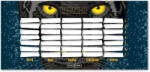 Ars Una Black Panther órarend, 23x11cm, kétoldalas, Ars Una, fekete párduc (ARS-50495290) - officetrade