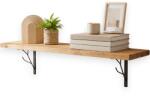 Chata Loft falipolc rusztikus vastag fa 100 cm