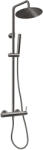 FERRO Set 2 in 1: baterie perete dus si set dus GUN METAL FERRO CIRICULUS