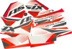 XTR Autocolante ATV Asix 125CC Culoare Rosie (HUN125/8-98)
