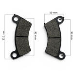 XTR Set placute frana spate ATV Asix 250-300cc (EVRTT-316)