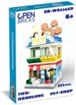 Open Brick Source Set de constructie copii - Magazin de animale (222 piese) (OB-WS0346D)