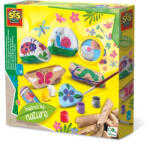 SES Creative Set creativ - Decoreaza pietre si lemn cu tematica din natura (14032)