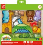 Hape Puzzle din lemn pentru copii - Regatul animalelor (E1656K) Puzzle