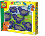 SES Creative Forme pentru copii de taiat plastilina Dino (7 piese) (00887)
