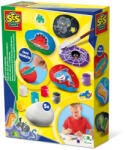 SES Creative Set creativ copii - Pictura pe piatra si tehnica Rub (14289)