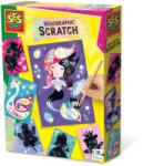 SES Creative Set de razuit pentru copii - Planse holografice cu basme (14678)