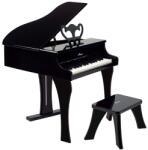 Hape Jucarie din lemn pentru copii - Pian mare negru (E0320B) Instrument muzical de jucarie