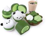 Hape Jucarie din lemn - Set deserturi verzi pentru copii (8 piese) (E3195A) Bucatarie copii