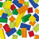 Hubelino Cuburi de construit colorate pentru copii Hubelino (60 piese) (400383) - delphionline