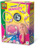 SES Creative Set creativ pentru copii - Bratari cu tematica galaxie Glow in the Dark (14761)