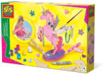 SES Creative Set creativ pentru copii cu suport de bijuterii cu unicorn si sclipici (14675)