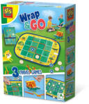 SES Creative Set de 3 jocuri copii Connect Four, Dots and Boxes si joc de stivuire (02235)