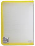 SPREE Mapa cu fermoar A4+ PP mat, galben