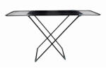 AdTrend Uscator haine fier negru 109 x 55 x 94 /177 cm (119025B)