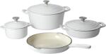 Carl Schmidt Sohn Set oale fonta masiva Xanten Premium White, emailate 4 piese