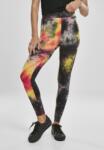 Urban Classics Дамски клин в черно и тъмнорозово от Urban Classics Ladies Tie Dye High Waist LeggingsMODEL505 SALE - , размер S