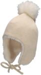 Sterntaler Детска зимна шапка с помпон Sterntaler - За момичета, 51 cm, 18-24 м, екрю (4412232-904) - baby