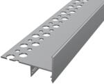 ARTPRO Profil LED aluminiu negru pentru trepte, scari gresie 2 metri (LP407-3254)