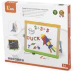 Viga Toys Настолна магнитна дъска Viga - С букви, цифри, форми (44545)