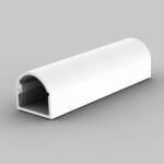 KOPOS Minicsatorna, gömbölyű fedéllel 15 x 12mm, műanyag kábelcsatorna