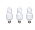 Panasonic SET 3 becuri fluorescent Panasonic, soclu E27, putere 18W, forma spirala, lumina alb calda, alimentare 220 - 240 V, EFD18E27HD-3 (timbru verde 1.35 lei) (EFD18E27HD-3) - pc-ieftin