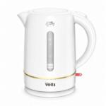 Voltz Oliver Voltz Daisy, OV51230W, 2200 W, 1, 7 литра, Стоманен нагревателен елемент, Пластмаса, Бял, Електрическа кана (55OV51230W)