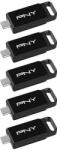 PNY Elite 64GB USB 3.2 5-Pack P-FD64GX5ELC-EF Memory stick