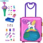 Mattel Set de joaca Polly Pocket - Valiza unicorn Figurina