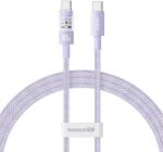 Baseus Cablu de date Baseus Gem, Fast Charging, USB Type-C la USB Type-C 100W, 1m, Mov