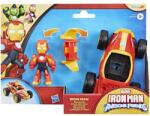 Marvel Set de joaca 2 in 1 Iron Man and his Amazing Friends - Iron Man Figurina
