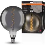 Osram Bec LED decorativ fumuriu OSRAM Vintage 1906 SMOKE, E27, 4W (15W), 140 lm, lumina calda (1800K), filament spiralat, forma glob, clasa energetica G
