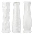  Modern fehér kerámia váza - 46 cm (58772)