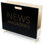  Újságtartó News fekete (26967)